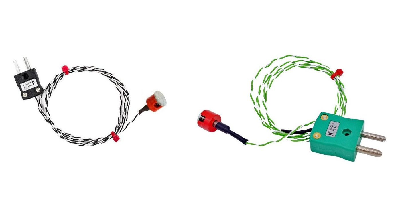 Termocoppia magnetica IEC tipo K 0,7 kg, isolamento in PTFE