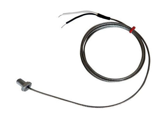 Termocoppia a bullone IEC, cavo intrecciato in acciaio inox in fibra di vetro - tipo J