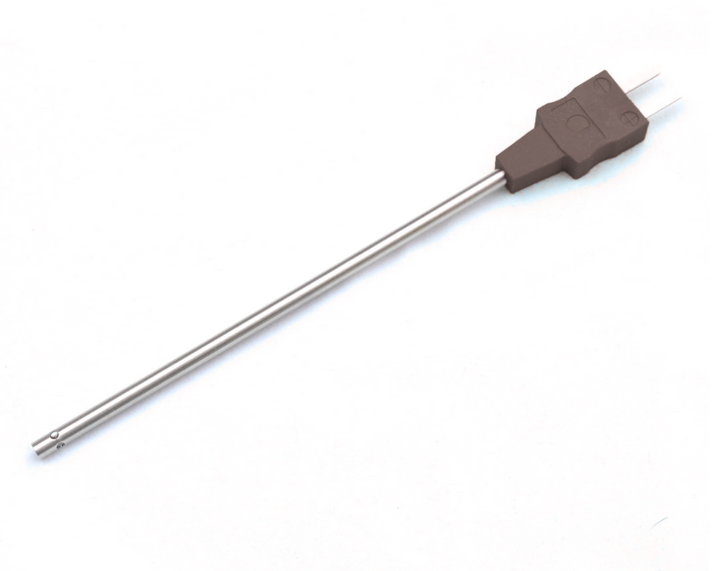 Sonda a termocoppia IEC con sonda pneumatica stampata su spina miniaturizzata - Tipo T