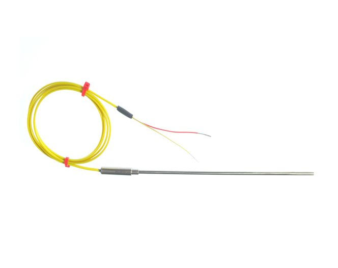 Guarnizione a vaso liscia ANSI diametro 0,5 mm con 1 metro di cavo isolato in PFA ANSI, coppia piatta da 7/0,2 mm con code - Giunzione con messa a terra