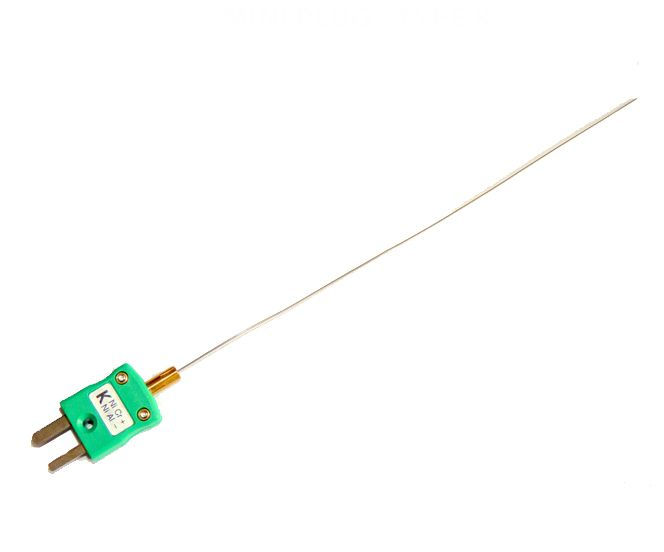 Termocoppia a risposta rapida da 0,81 mm di diametro con spina IEC miniaturizzata