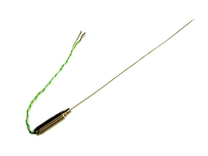 Termocoppia a risposta rapida da 0,81 mm di diametro con pentole e code filettate IEC