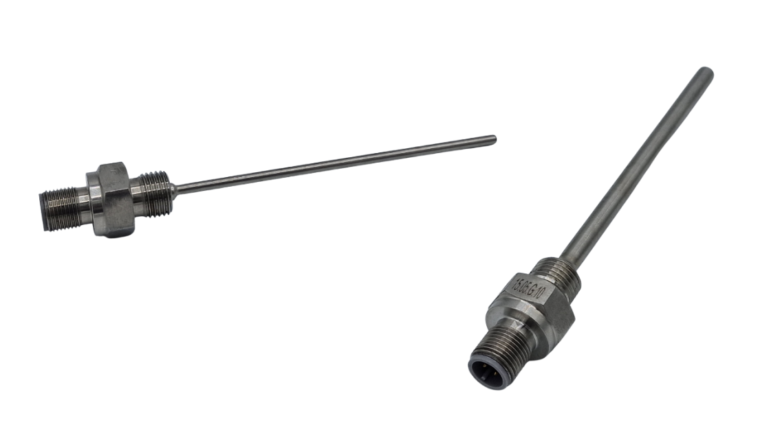 Sensore RTD Pt100 per l'automazione industriale con connettore M12 - 1/2