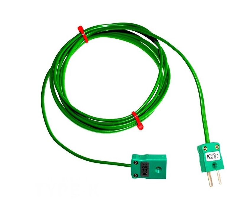 Cavo / filo isolato in PVC con spine e prese per termocoppie MINIATURE IEC