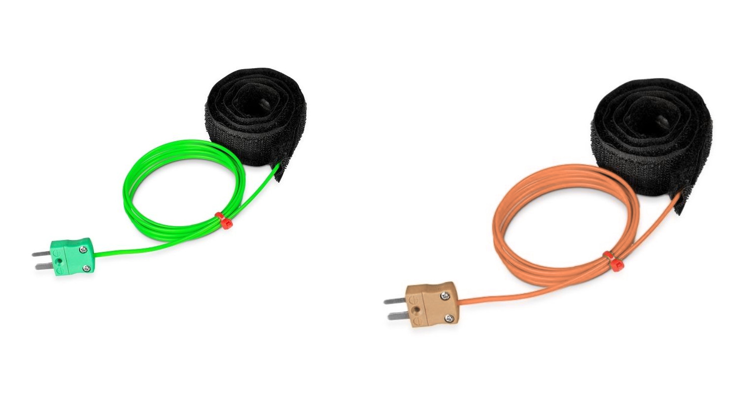 Termocoppia in velcro IEC, PFA con spina miniaturizzata
