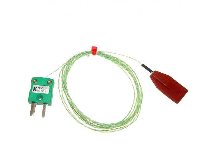 Termocoppia patch in silicone IEC, PFA con spina miniaturizzata - Tipo K