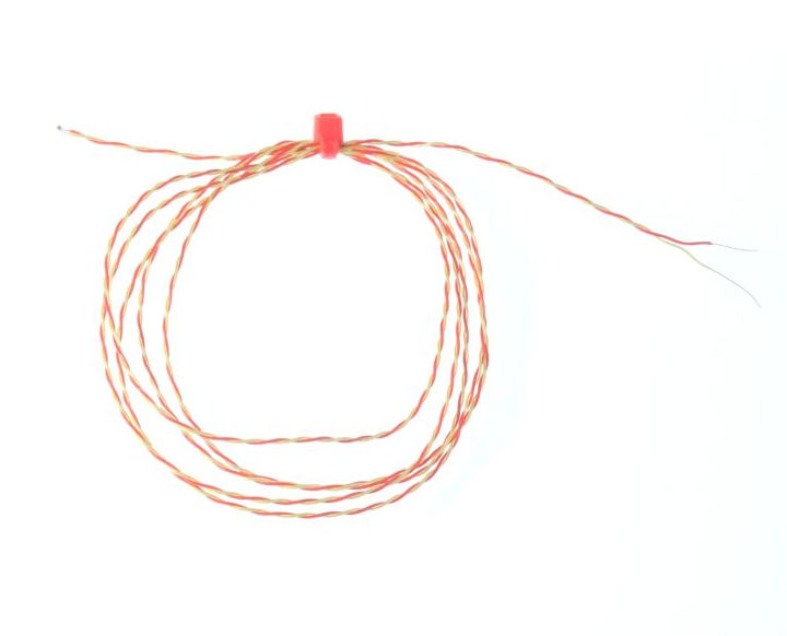 Termocoppia a giunzione esposta isolata ANSI PFA con code nude - Tipo K - Dimensione trefolo 1/0,2 mm