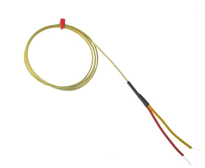 Termocoppia a giunzione esposta isolata in fibra di vetro ANSI con code nude