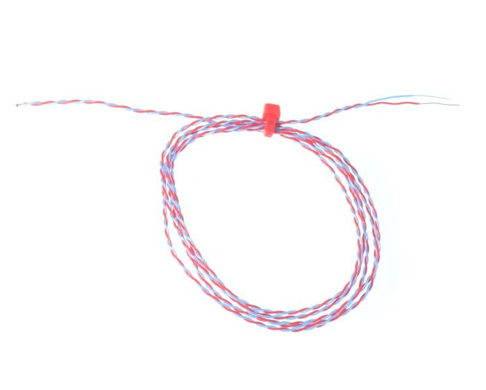 Termocoppia a giunzione esposta isolata ANSI PFA con code nude - Tipo T