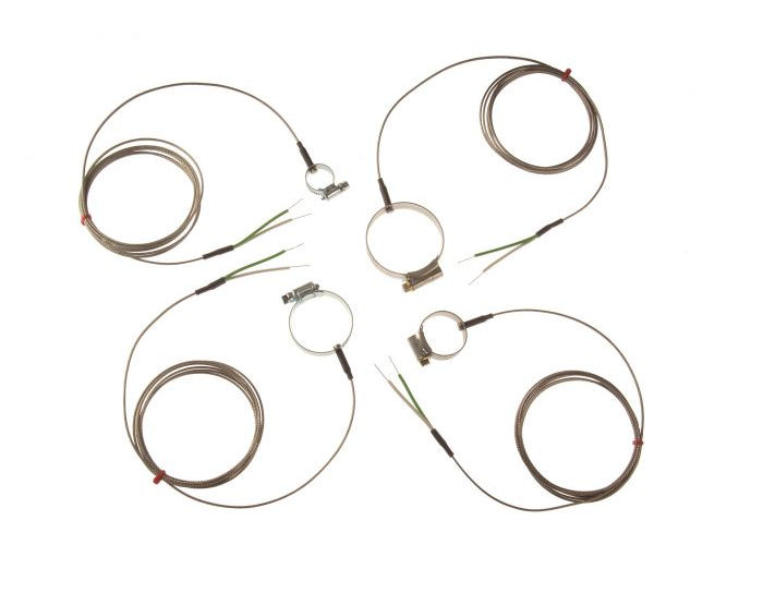 Termocoppia a clip Jubilee per superficie per tubi IEC, treccia in acciaio inossidabile in fibra di vetro