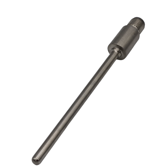 Sensore RTD Pt100 per l'automazione industriale con connettore M12 - Tipo di connessione al processo a cilindro semplice con diametro della guaina di 6 mm