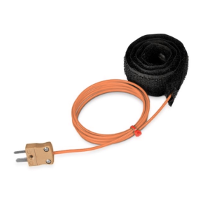 Termocoppia in velcro IEC, PFA con spina miniaturizzata - Tipo T