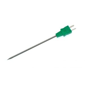 Sonda a termocoppia IEC con punta dell'ago con connettore maschio miniaturizzato stampato - Tipo K - 110mm