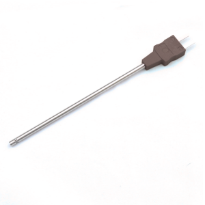 Sonda a termocoppia IEC con connettore maschio miniaturizzato stampato - Tipo T - 110 mm