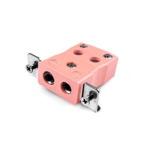 Standard Quick Wire Panel Connettore termocoppia di montaggio con staffa in acciaio instanoso IS-N-SSPFQ Tipo N IEC