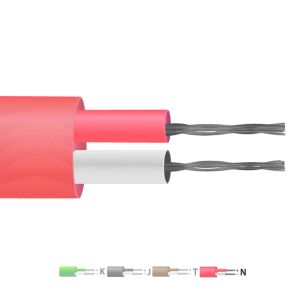 Tipo N PFA Isolato Flat Pair Termocoppia Cavo / Filo (IEC)