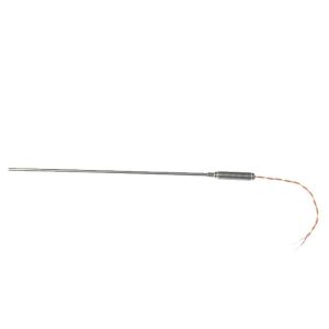 Termocoppia ANSI a isolamento minerale con potenziometro filettato e 100 mm di elettrocatetere ANSI a doppia torsione isolato in PFA - Tipo K - Guaina SS310 - 1,5 mm x 1000 mm