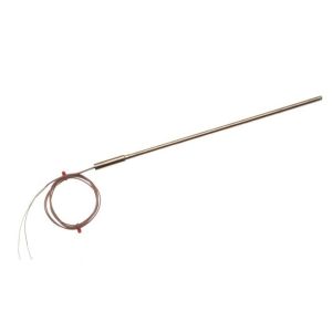 Termocoppia IEC a isolamento minerale con guarnizione a vaso semplice e 1 m di cavo IEC isolato in PFA - Tipo T - 1,5 mm x 500 mm