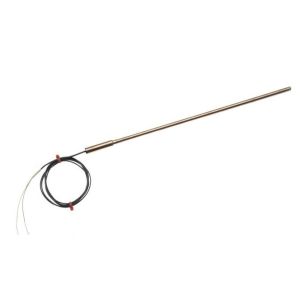 Termocoppia IEC a isolamento minerale con guarnizione a vaso semplice e 1 m di cavo IEC isolato in PFA - Tipo J - 1,5 mm x 250 mm