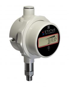 Status DM650PM - Indicatore di pressione e temperatura 0-3 bar montato su base con registrazione dati, allarme e messaggistica
