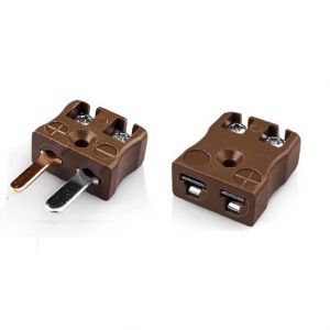 Connettore a filo rapido miniaturizzato Termocoppia Spina e presa IM-T-MQ + FQ Tipo T IEC