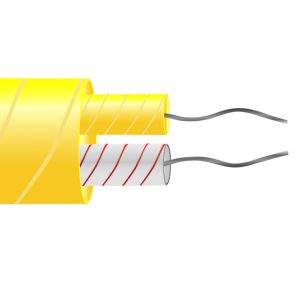  Tipo K Cavo / filo a coppia piatta isolato in fibra di vetro (ANSI)