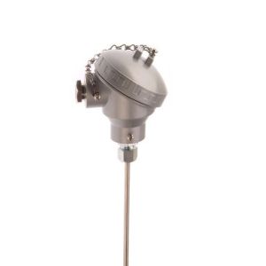 Termocoppia a isolamento minerale di stile industriale con testa terminale KNE - Tipo K - 6,0 mm Diametro - 400 mm di lunghezza