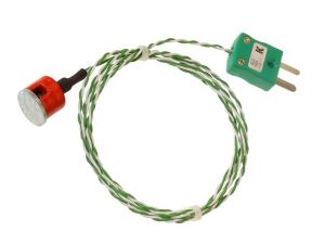 IEC Tipo K 0.7kg Magnete a pulsante di traino termocoppia, PTFE isolato con spina miniaturizzata o standard