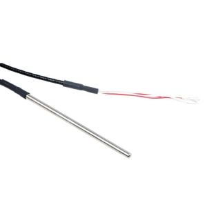 Sonda Pt100 per uso generico con cavo PFA - Tipo PRT - Diametro sonda 4,5 mm - Lunghezza sonda 100 mm - Lunghezza cavo 2 M