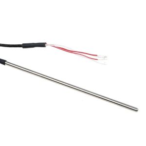 Sonda Pt100 per uso generico con cavo in PFA - Tipo PRT - Diametro sonda 4,5 mm - Lunghezza sonda 200 mm - Lunghezza cavo 2 M