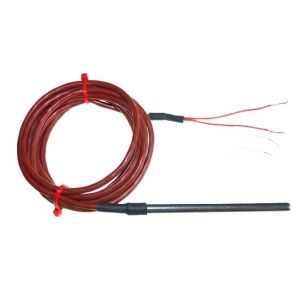 Piombo in gomma siliconica Pt100 per uso generale - Tipo PRT - Diametro 6,0 mm - Lunghezza 50 mm