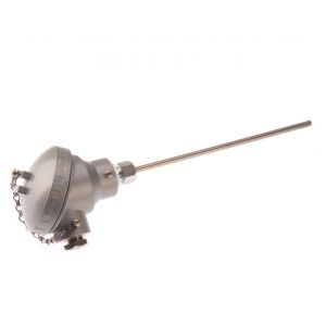 Termometro a resistenza Pt100 a 4 fili classe B, testa KNE con sonda da 200 mm