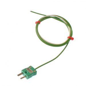 Termocoppia a giunzione esposta IEC a colpo singolo in PTFE con spina miniaturizzata - Tipo K