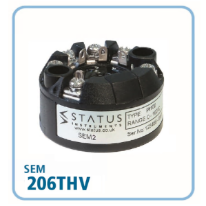 Trasmettitore di temperatura SEM206THV con termistore, ingresso Pt1000, Pt500 e uscita in tensione