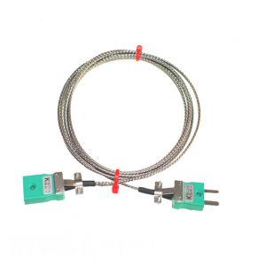 Tipo K Glassfibra Thermocouple Estensione Con plug &amp; Sockets (IEC)