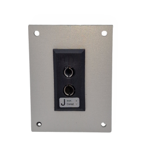 Connettore per termocoppia da pannello in alluminio con prese standard IEC di tipo J