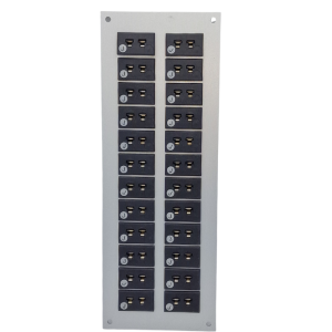 Thermocouple Connector Aluminium Panel with Type J IEC Miniature Sockets