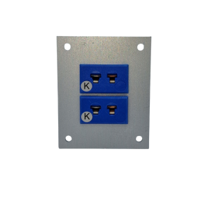 Connettore per termocoppia da pannello in alluminio con prese miniaturizzate JIS di tipo K