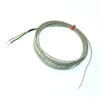 Termocoppia a giunzione esposta IEC a coppia piatta isolata in fibra di vetro - Tipo K con terminazione a coda nuda - 1/0,508 mm x 2 M