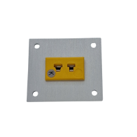 Connettore termocoppia Pannello in alluminio con prese miniature ANSI Type K - unidirezionale