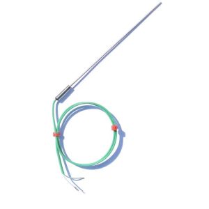 Termocoppia minerale isolante a risposta rapida di 0,25 mm con vaso liscio e code IEC in PFA - Tipo K - Giunzione a terra - 300 mm