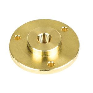 Flangia in ottone - 50mm Diametro - 1/2" BSPT Filettatura - 40mm PCD
