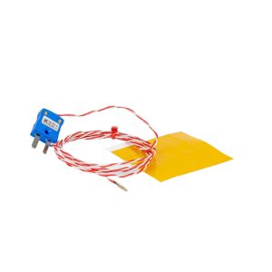 Termocoppia a disco a filo sottile, PFA con connettore maschio miniaturizzato - Tipo K JIS - 2m