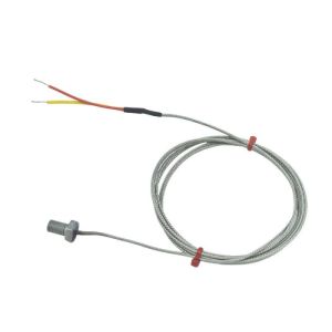 Termocoppia ANSI Bolt in acciaio inox su cavo intrecciato in fibra di vetro - Tipo K - Filettatura M12 - Bullone da 25 mm