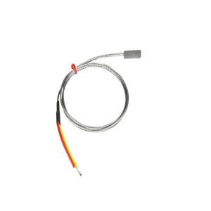 Termocoppia ANSI Leaf, cavo isolato in fibra di vetro con treccia in acciaio inox terminante in code nude - lunghezza 3 m