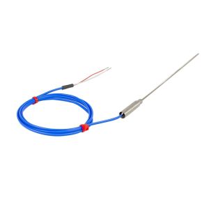 Termocoppia minerale isolata JIS con tenuta semplice e 1m di piombo JIS isolato con PFA - Tipo K - 3,0mm x 250mm