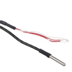 Sonda Pt100 per uso generico con cavo PFA - Tipo PRT - Diametro sonda 6,0 mm - Lunghezza sonda 50 mm - Lunghezza cavo 2 M