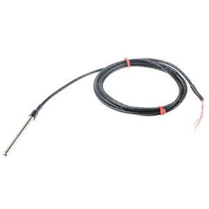 Sonda Pt100 per uso generico con cavo PFA - Tipo PRT - Diametro sonda 6,0 mm - Lunghezza sonda 75 mm - Lunghezza cavo 2 m