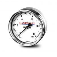 Low Pressure Industrial Capsule Pressure Gauge (100mm Ø) with Glycerine Filled vacuum option