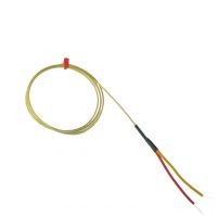 Fibra di vetro isolato ANSI Exposed Junction Thermocouple con coda corta - Tipi K